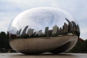 chicago, bean, day skyline, skyscraper, illinois, reflection, downtown, city, landmark, sculpture, monument, tourism, famous, windy city, chicago, chicago, chicago, chicago, chicago, illinois, illinois